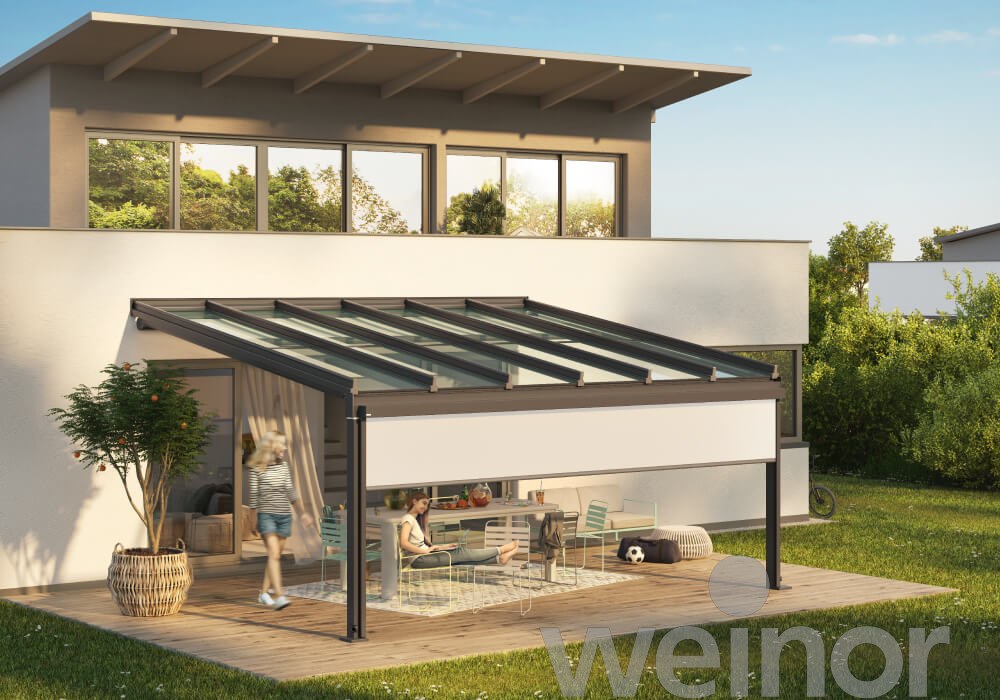 Terrazza Sempra | Produkte | EM Sonnenschutz - DAS zeitlose Glas-Terrassendach! Terrazza Sempra ist das beindruckende Ergebnis langjähriger Erfahrung. Das ermöglicht Ihnen einen genussvollen und nahezu ganzjährigen Terrassengenuss.